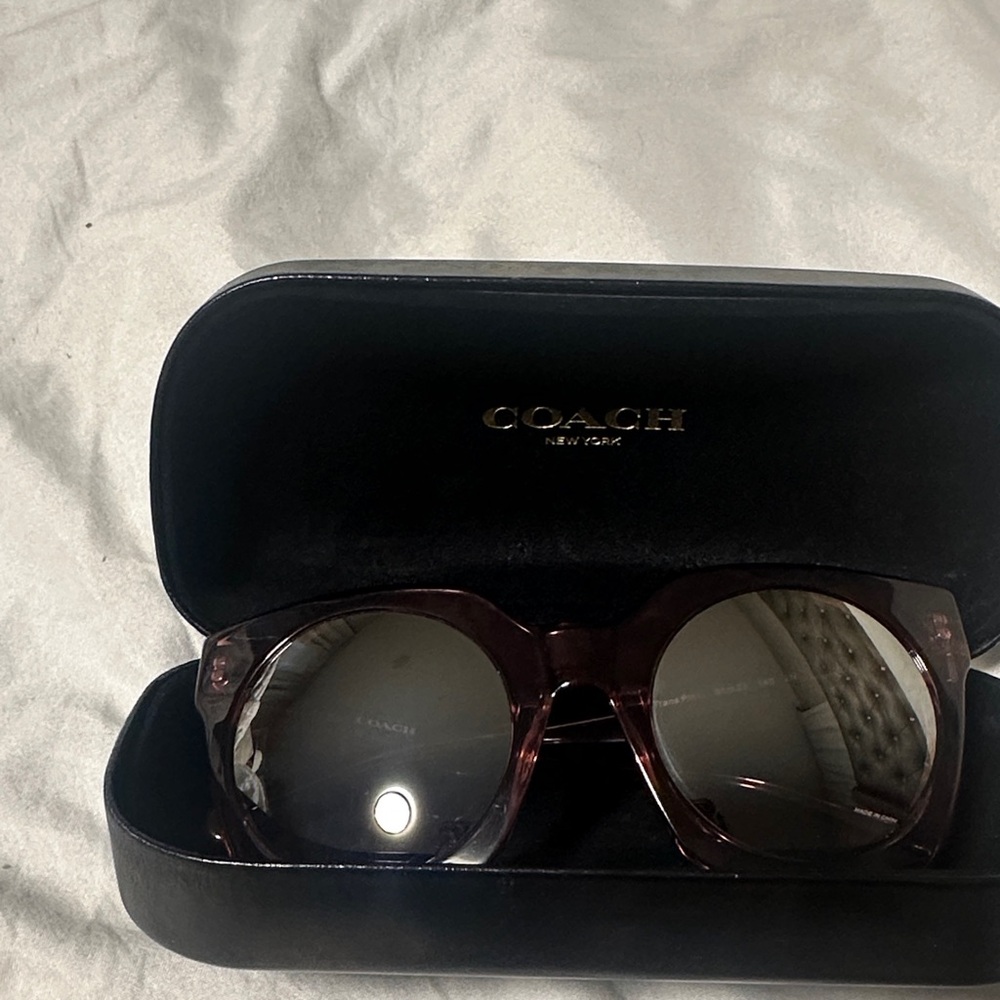Coach Women's Sunglasses in Black and Brown